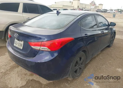 2012 Hyundai Elantra Gls из США, поврежденный, VIN 5NPDH4AE7CH127475